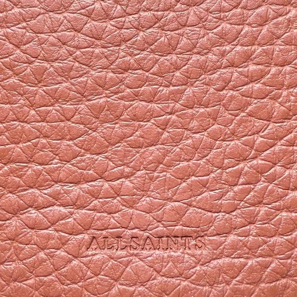 Allsaints Authentic Pebbled Leather Fetch Crossbody Purse - Picture 12 of 13